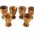 Holz Eierbecher aus Olivenholz