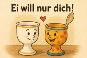 Eierbecher Liebesgeschichte